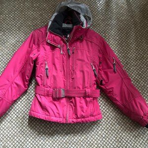 Magenta (Cerise Pink) Ski Jacket by Metropolis; 8 Pockets!